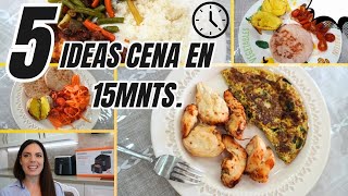 5 IDEAS  DE CENA  EN 15 MINUTOS EN FREIDORA DE AIRE Cosori Turbo Blaze   // HELENAGARCIA