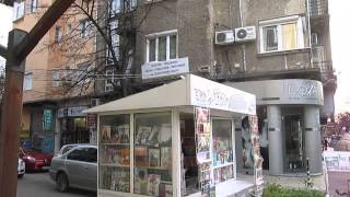 Чайка върху павилион за вестници във Варна