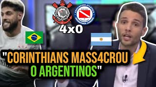 "HJ QUALQUER UM PODE LEVAR 4 GOLS NO BRASIL" IMPRENSA ARGENTINA REPERCUTE CORINTHIANS 4X0 ARGENTINOS