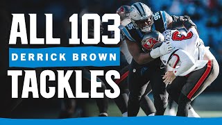 Watch All Of Derrick Brown's Tackles From 2023 | Carolina Panthers