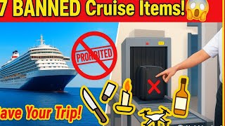 7 Forbidden Items Jo Cruise Ship Par BANNED Hain! 😱 #CruiseTips #TravelHacks #CruisePacking