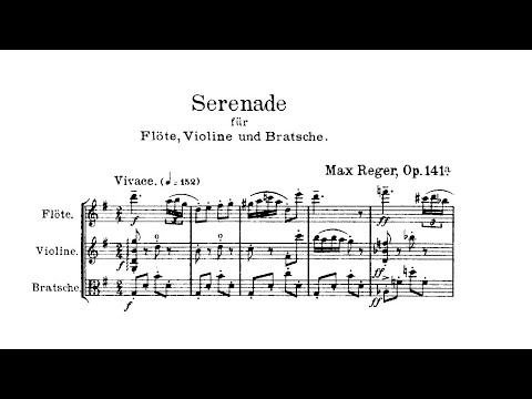 レーガー　セレナード
ヨッフム＆ベルリンフィル
1952年ウラニア盤LP Max Reger - Serenade for Flute, Violin, and Viola in G Major