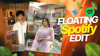 Create Floating Spotify UI Effect ✨ Next Level Photo Editing Tutorial screenshot 5