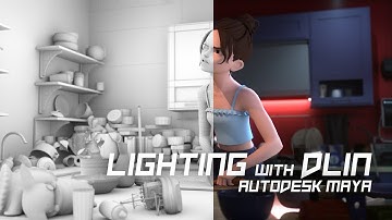 【Lighting with DLIN】Episode 1 - Rendering AO and Wireframe, Creating a Simple Breakdown Part 6/6