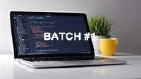 Curso de  Programación Batch  desde 0 #1