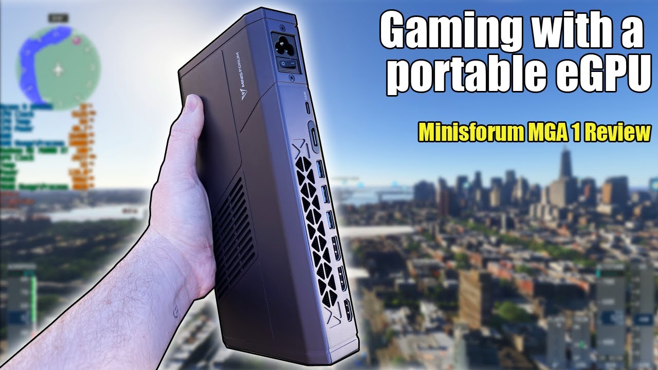 Gaming with a Portable Graphics Card! - The Minisforum MGA1 - YouTube