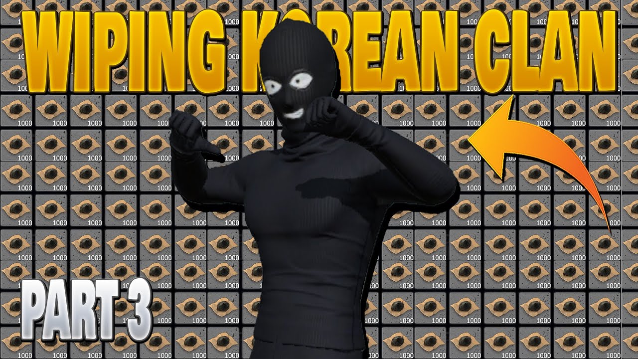 WIPING THE KOREAN CLAN AND THE SERVER ON DAY 2 AND JUMP NEW SERVER LAST