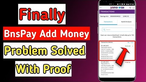 BnsPay Deposit Problem Solved 💯 | Paytm BnsPay Voucher Withdrawal Process | BnsPay Wallet to Bank