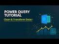 Power BI tutorial | Clean and transform data using power query editor