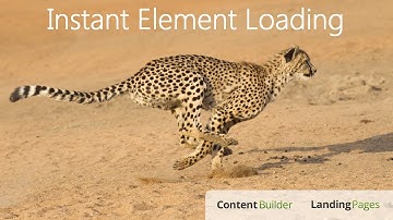 Thrive Content Builder Technology Upgrade - Instant Element Loading
