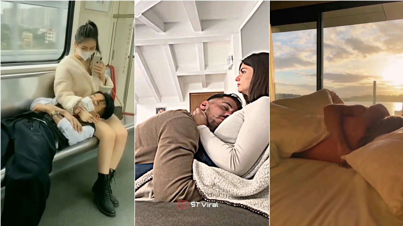 Cute Couples Cuddling Sleeping Status couple goals kiss and hug