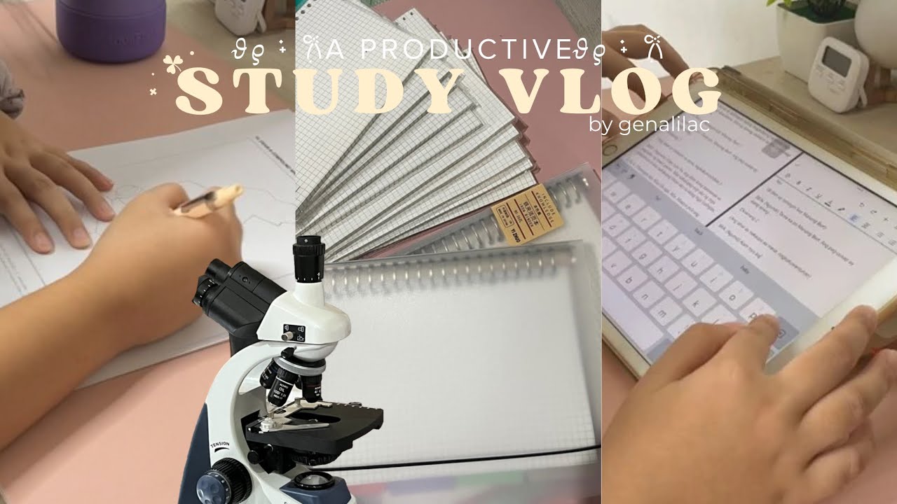Uni Diaries🎧|| Productive Study Vlog📚Laboratory🔬 lot's of notetaking🍃