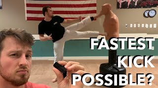 What’s Faster.. Roundhouse, Hook Kick or Side Kick Testing with KICK.AI