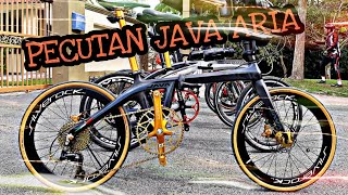 Test speeding folding bike JAVA ARIA