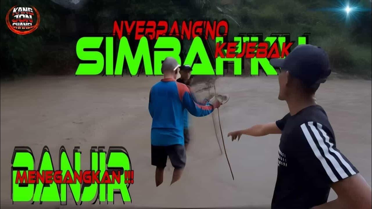 NYEBRANGNE SIMBAH KEJEBAK BANJIR 😎 NEK UDAN NDAN NENG OMAH AE MBAH🙏