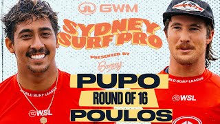 Samuel Pupo vs. Dimitri Poulos I GWM Sydney Surf Pro presented by Bonsoy - Round of 16