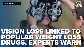 Vision loss linked to popular weight loss drugs, experts warn