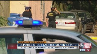 Deputies shoot and kill man in St. Petersburg