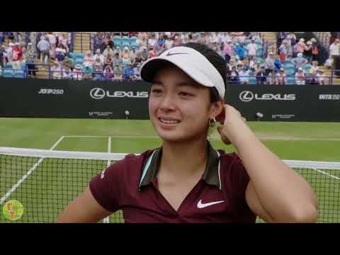 Alexandra Eala vs Varvara Gracheva On-Court Interview & Stats ꟾ Eastbourne Open 2025 ꟾ Semifinal