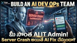 DevOps AI Team in Python: Error Logs to Telegram Alerts (Telugu) | Agentic AI