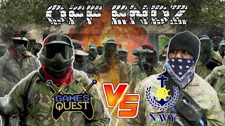 PAINTBALL With Novelist ( Team Navy ) vs Games Quest  - OFF ENDZ