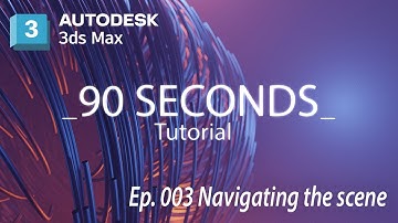 🌟3DS Max Tutorial🌟: learn the Scene Navigation in 3ds Max fast | 2 Minutes tutorial E003
