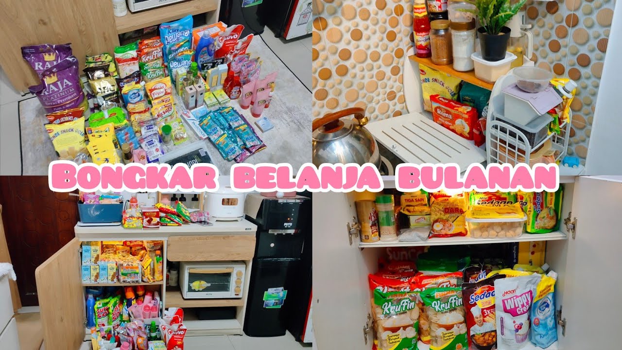 BONGKAR DAN MENATA BELANJAAN KE TEMPATNYA 