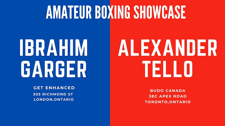 Amateur Showcase || Alexander Tello vs Ibrahim Garger