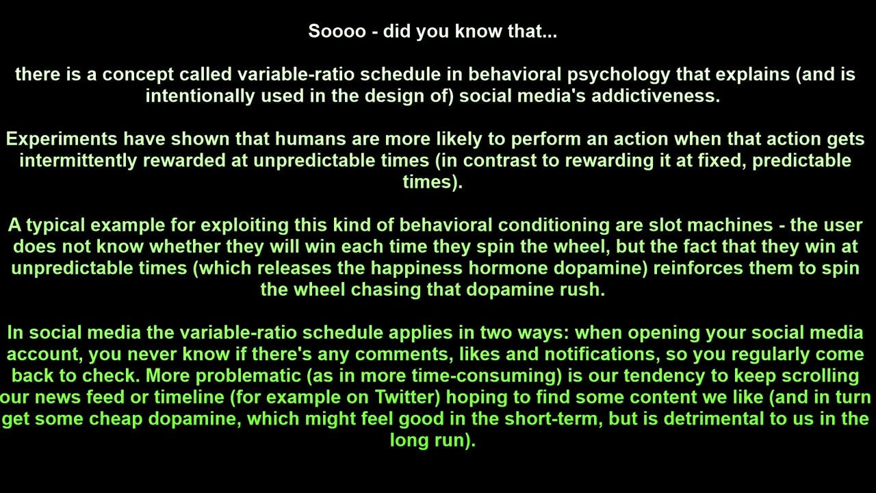 Variable-Ratio Schedule