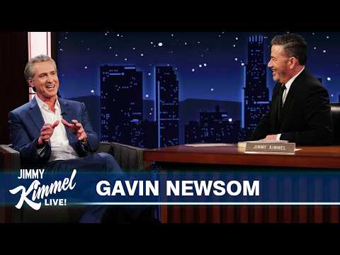 Governor Gavin Newsom on Relationship with Trump, People Badmouthing CA & "Gov Gav" Has a Surprise!