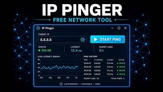 IP Pinger with Live Graph