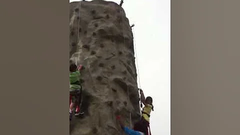 Ali Afifi climbing mountain