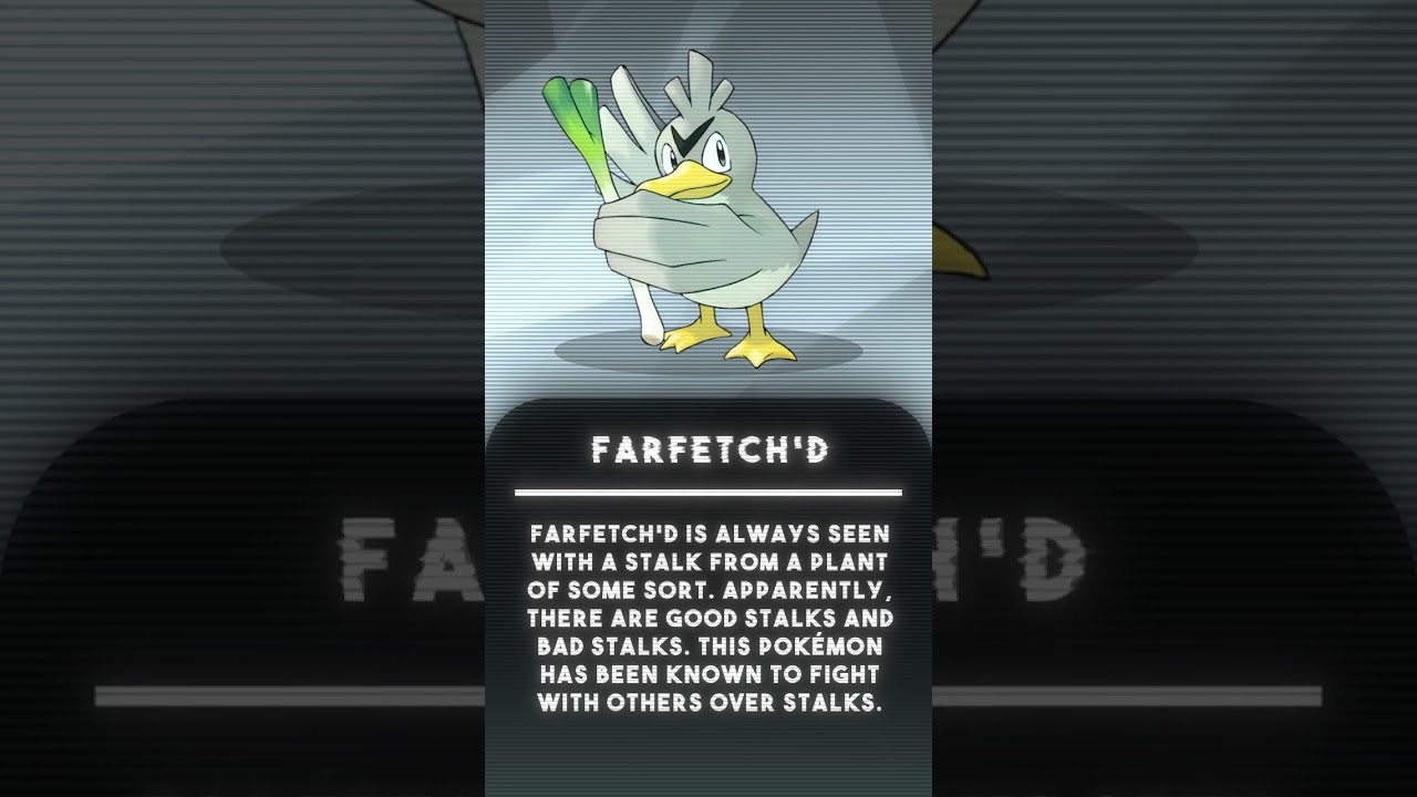 Farfetch'd  Pokemon firered, Pokemon, Flying pokémon