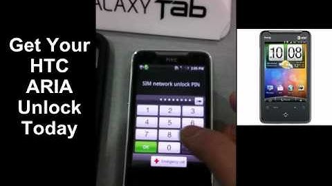 How To Unlock A HTC Aria