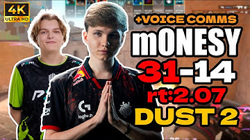 m0NESY (31-14) rt:2.07 w/AW +VOICE COMMS l EU FACEIT RANKED (dust2) | #cs2 #pov