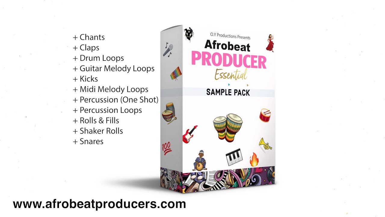 REVIEW - AFROBEAT PRODUCER ESSENTIAL SAMPLE PACK, DRUMS LOOPS, ROLLS & FILLS, MELODY LOOPS, SHAKERS