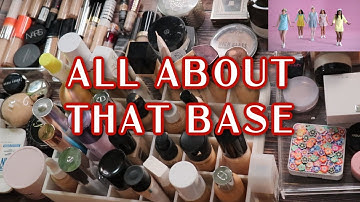 FOUNDATION, CONCEALER, PRIMER, & POWDER COLLECTION AND DECLUTTER