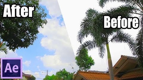 SKY REPLACE IN AFTER EFECT HINDI #aftereffects #hindi