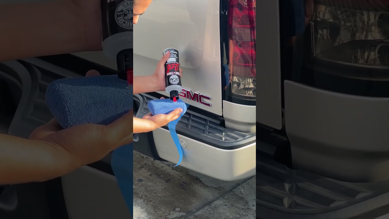 Restore Plastic Trim With Tire Gel 