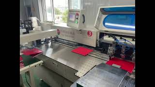 HB-520PB Automatic double loop wire punching and binding machine for desk calendar.