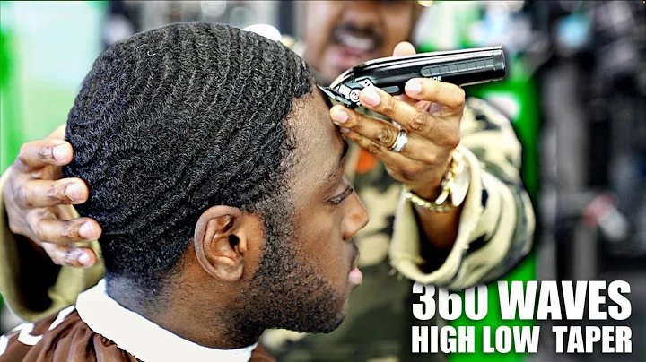 *FULL LENGTH* HAIRCUT TUTORIAL: 360 WAVES | HIGH LOW TAPER
