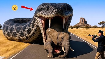 Brave Heroes Save Poor Elephant From Deadly Giant Mutant Python🐍