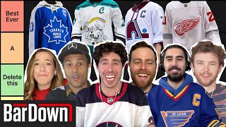 RATING ALL 31 REVERSE RETRO NHL JERSEYS