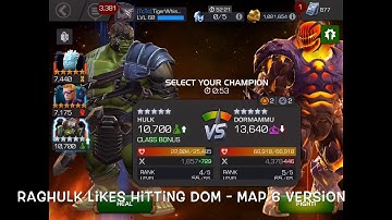 Hulk Ragnarok Vs Dormammu - Map 6 Alliance Quest - MCOC Gameplay