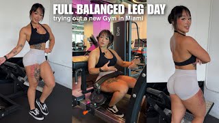 First Leg Day in Miami after being sick