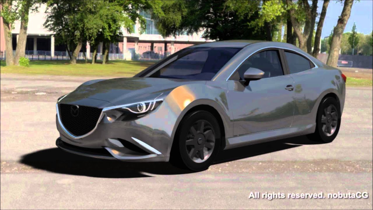マツダ新型スピードアクセラ(Mazdaspeed3)は2ドアクーペ。 New Mazda3 MPS is, 2 ...