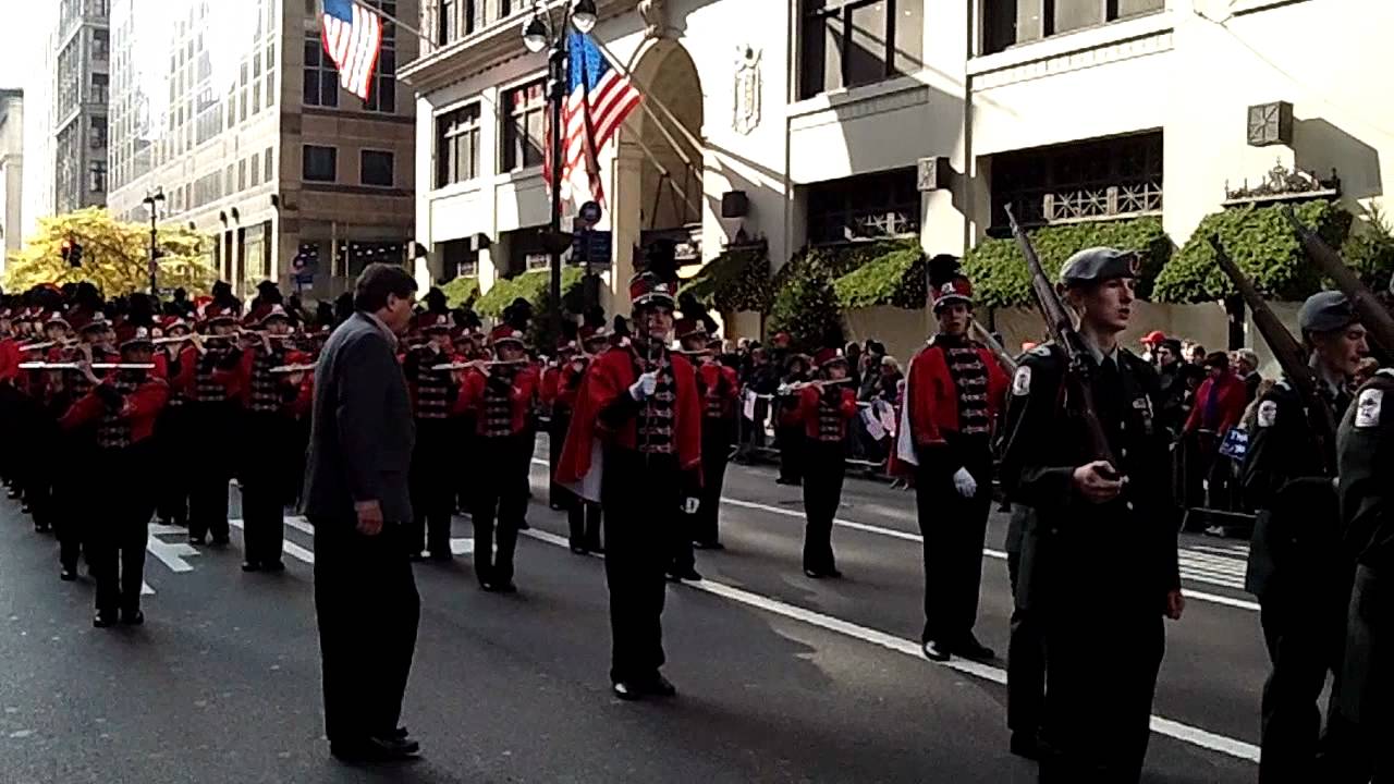 Veterans Day Parade~NYC~2011~Oregon City Pioneer Marching Band~NYCParadelife - YouTube