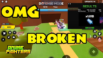[Update 14] DEFENSE MODE BREAKS Anime Fighters Simulator??!!?! 😱😱😱 [How to Get Multi Open Tokens]