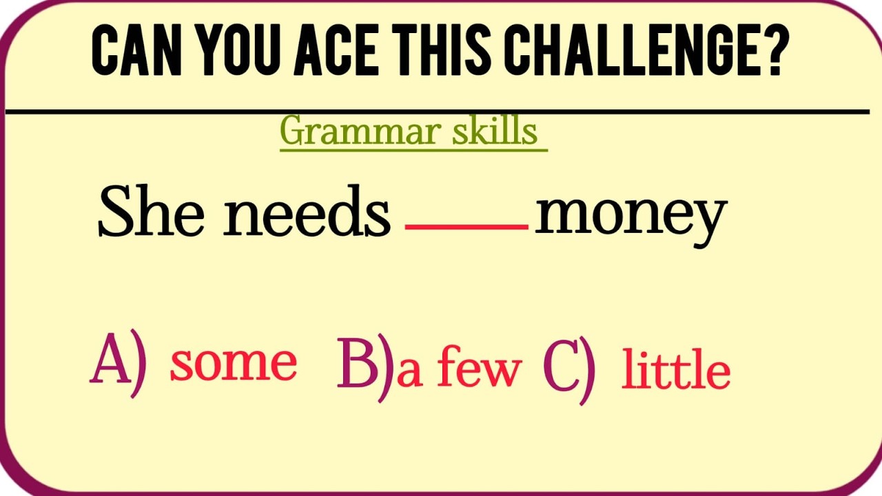 G for Grammar past present future mix ✨CAN YOU ACE THIS CHALLENGE?
