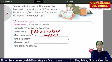 class 3 EVS chapter 2 Family similarties Reading by kavita Choudhary